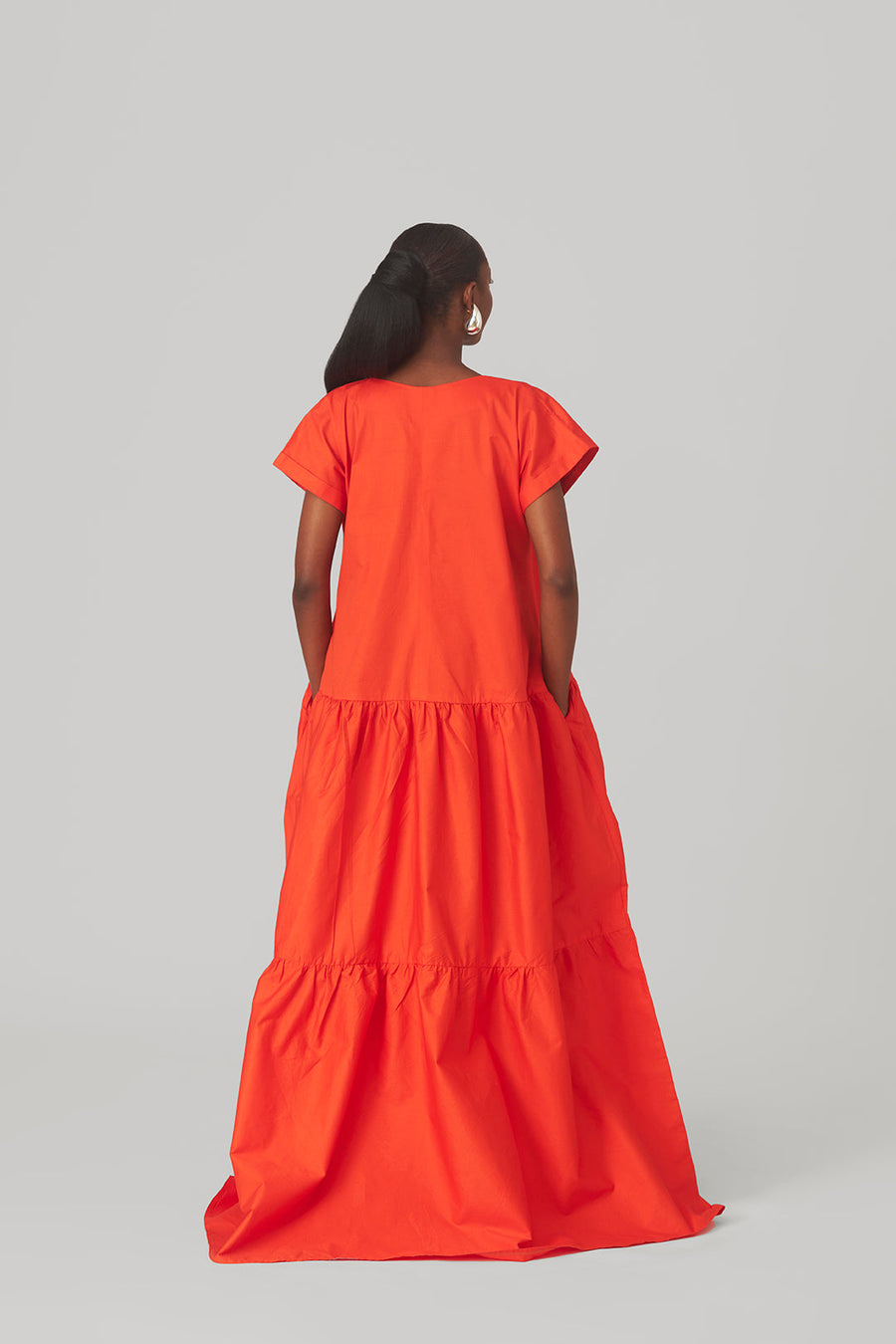 M.O.T Dimma maxi dress with short sleeves