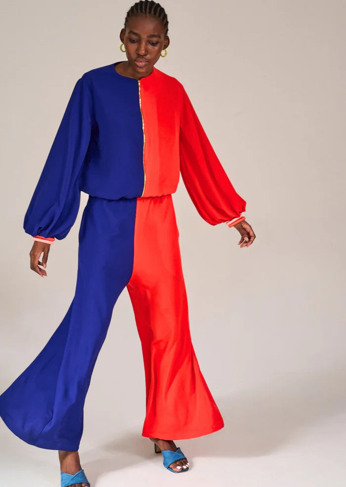 Kahindo Greenpoint Color Block Pants with timeless elegance