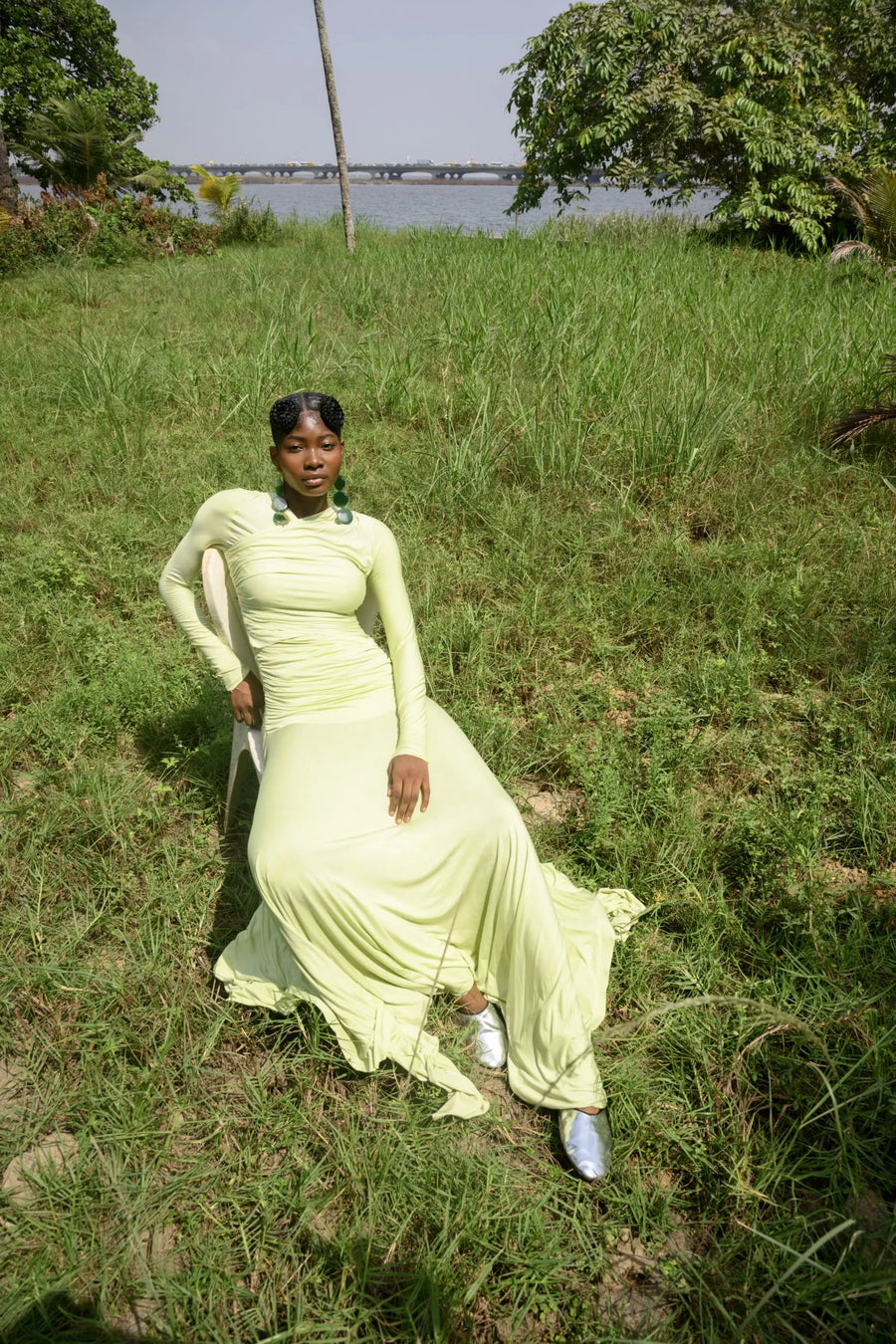 Abiola Olusola Hand Dyed Ledua Dress