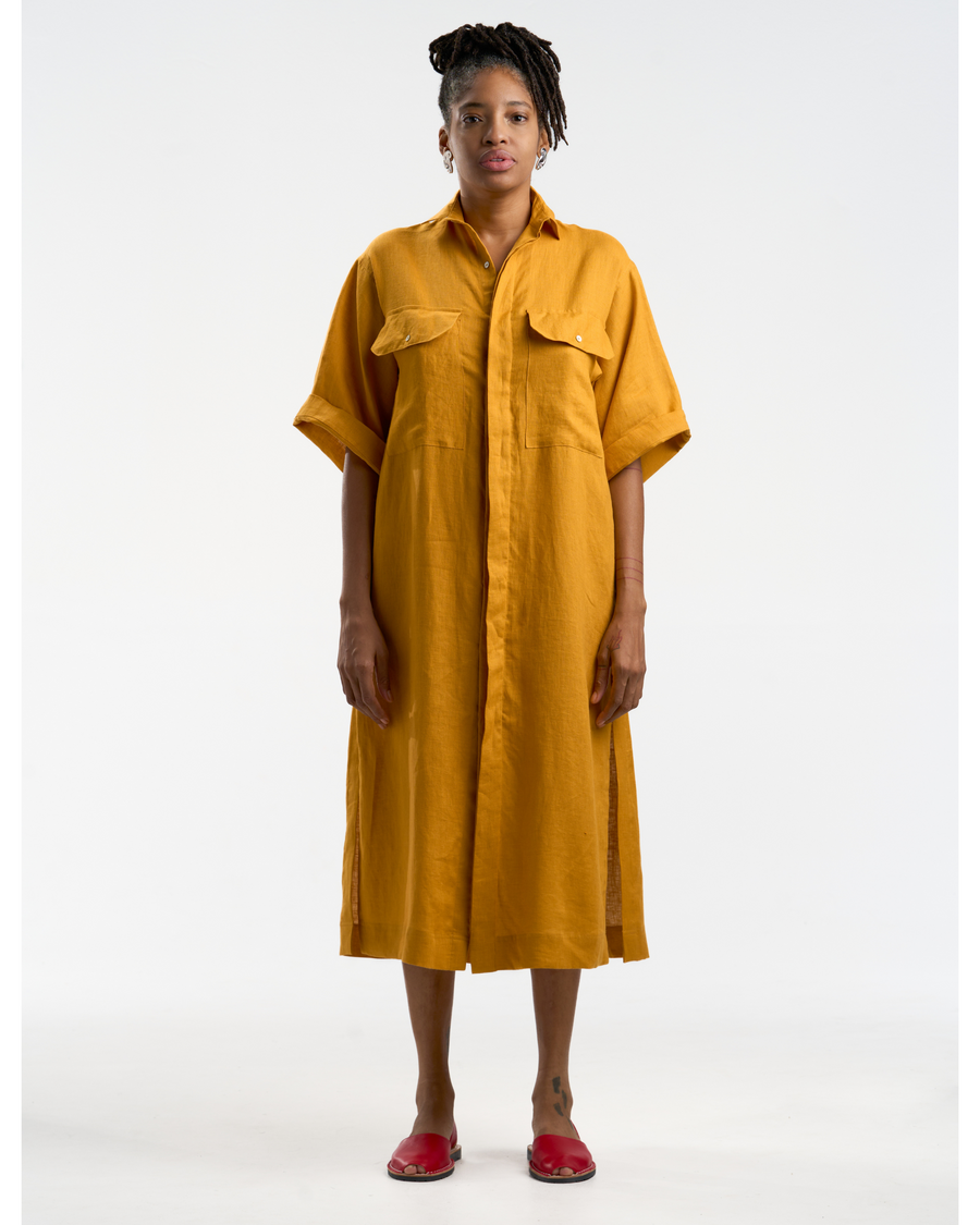 THE CLOTH Webber Shirt Dress with half sleeves