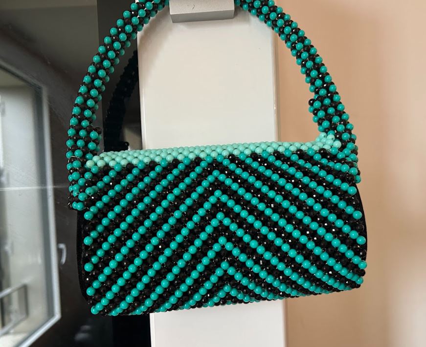 Amani Handmade Beaded Handbag 