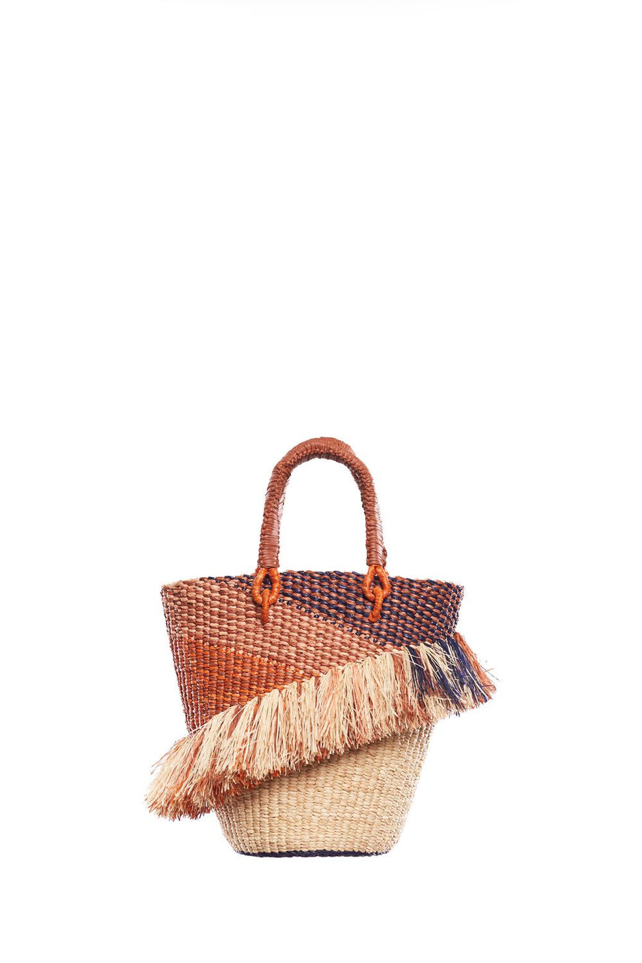 AAKS Tia Ruffle bag with fringe detailing