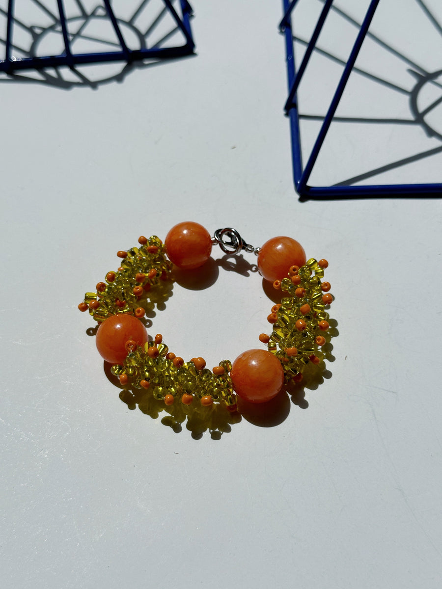 Renikeji Yuyu Bracelet with acrylic seed beads