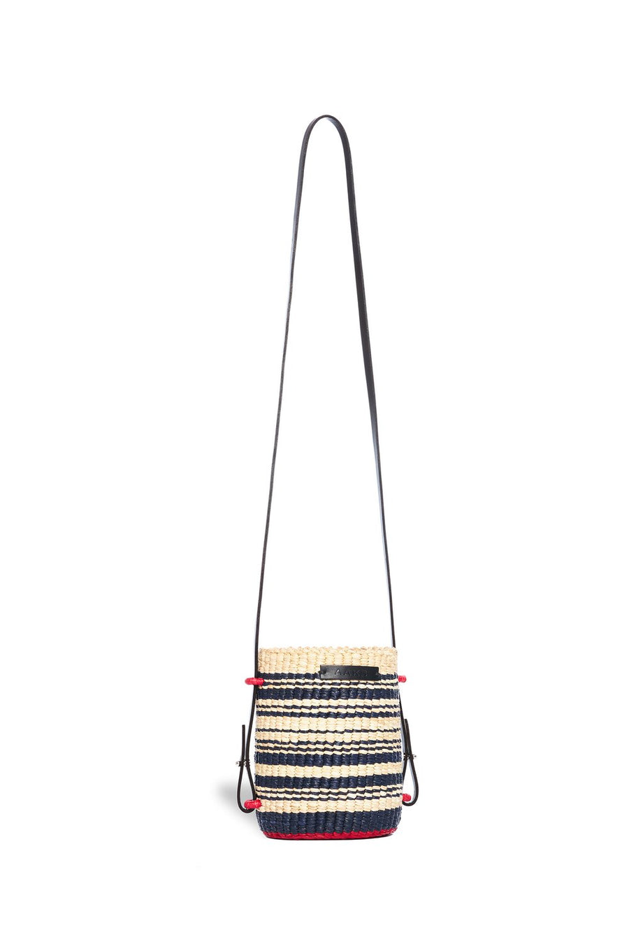 AAKS Lisi Stripe bucket silhouette cross-body bag