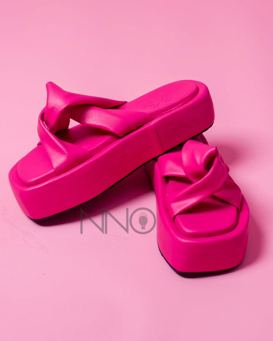 N.N.O Barista Double Sole Platform Slippers for Women