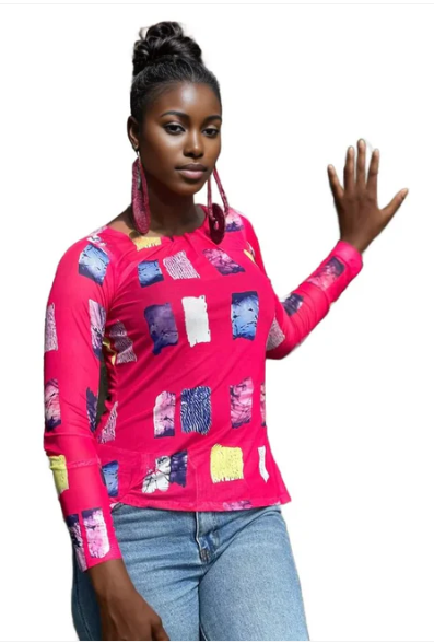 Yeside Laguda Eko Mesh long sleeve Top