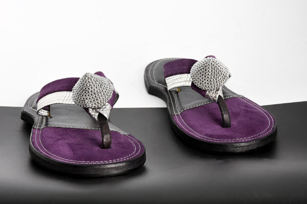 The Akan Silver ornament Coziest Slippers in new shape