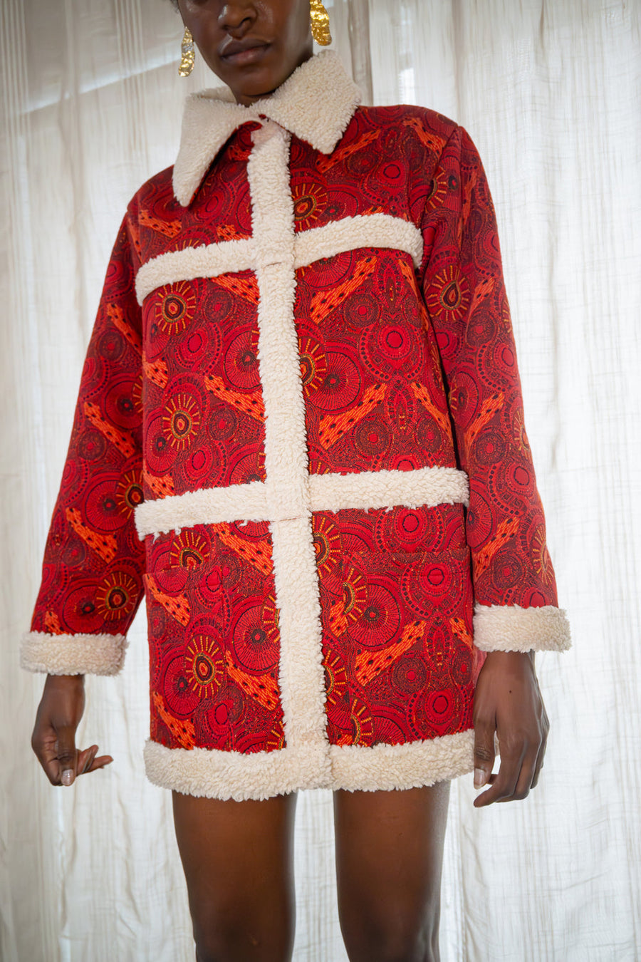 Kahindo Maputo Coat with button closure