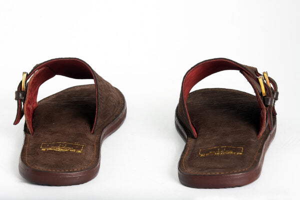 Baffour Brown Slippers in new design