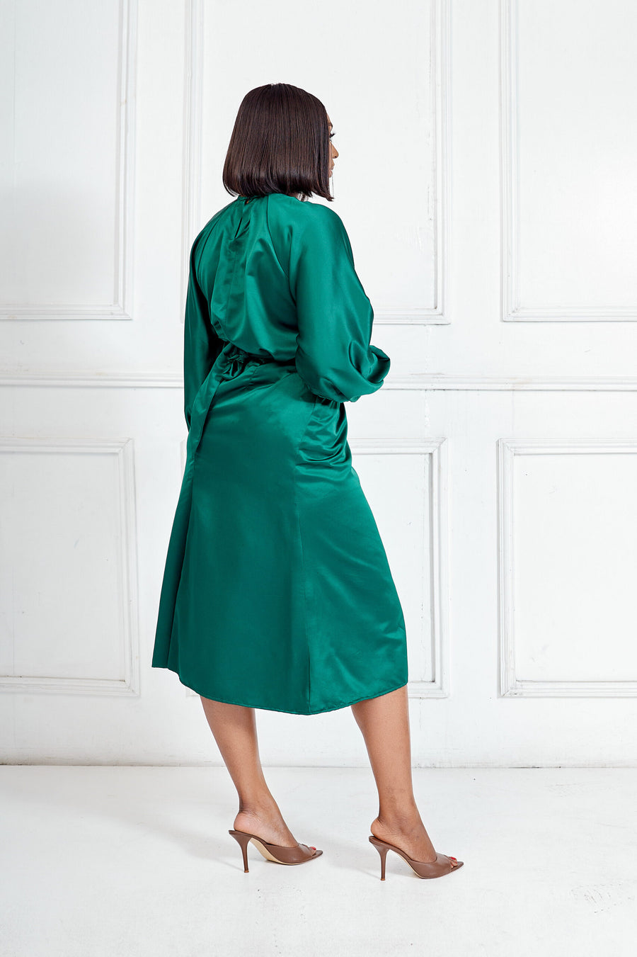 Erilyn Monte Carlo set green with a blouse and skirts