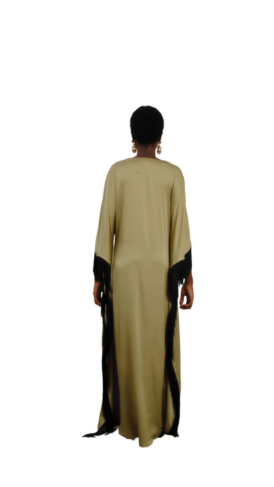 Domina by Michelle Ifem V-neckline Kaftan with Front Buttons