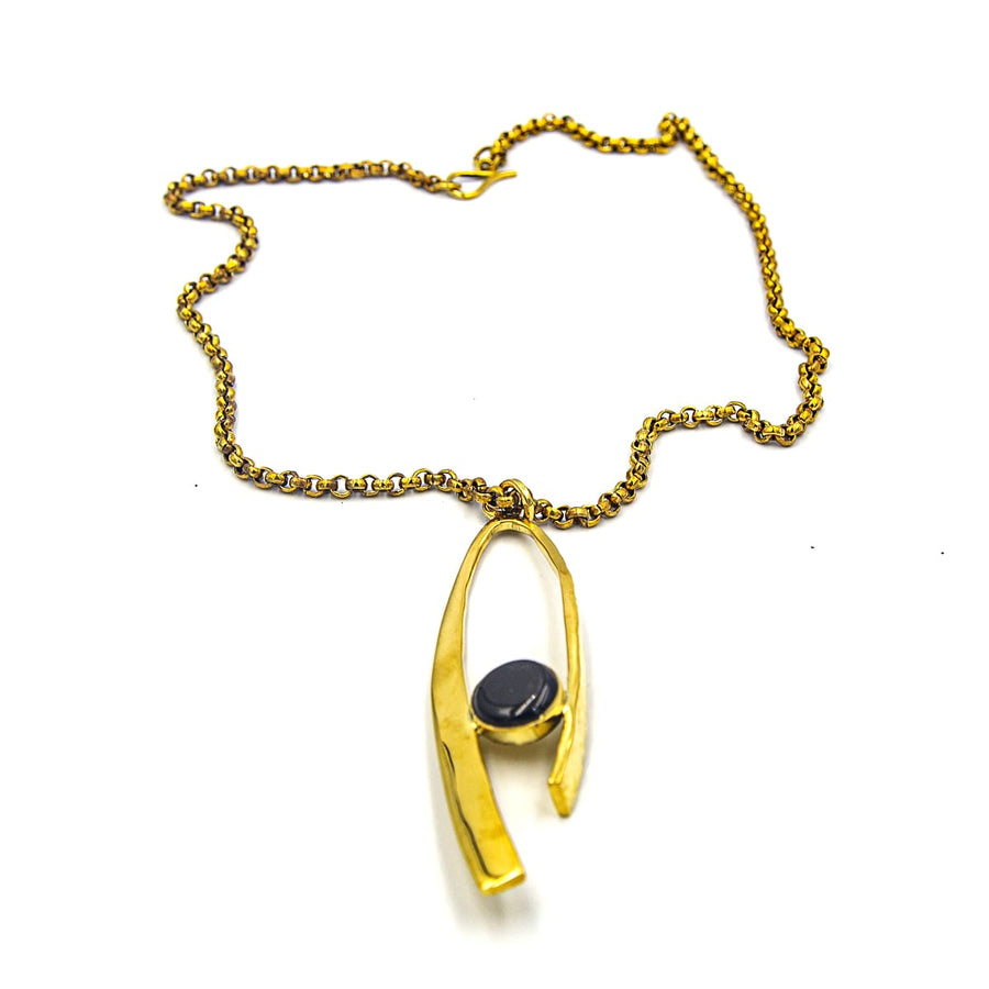 Ankole Luxury Kanzi Pendant with Hodi chain