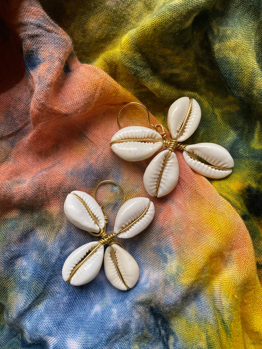 Renikeji Abi Earrings with solid brass wire