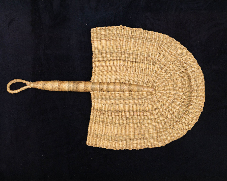 African Handwoven Wall Decor and hand-fan