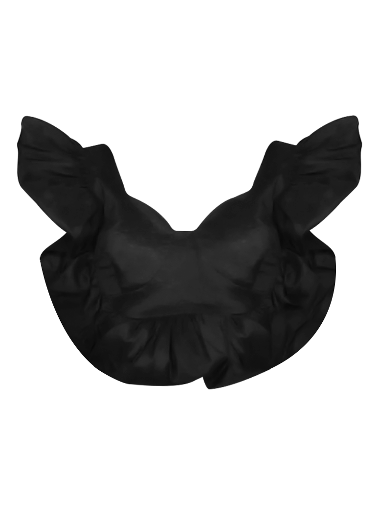 Domina by Michelle Ruffle Top with delightful back ruffle and flattering fit