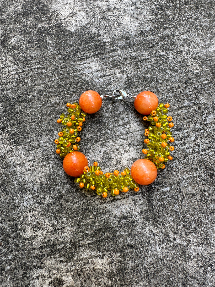 Renikeji Yuyu Bracelet with acrylic seed beads