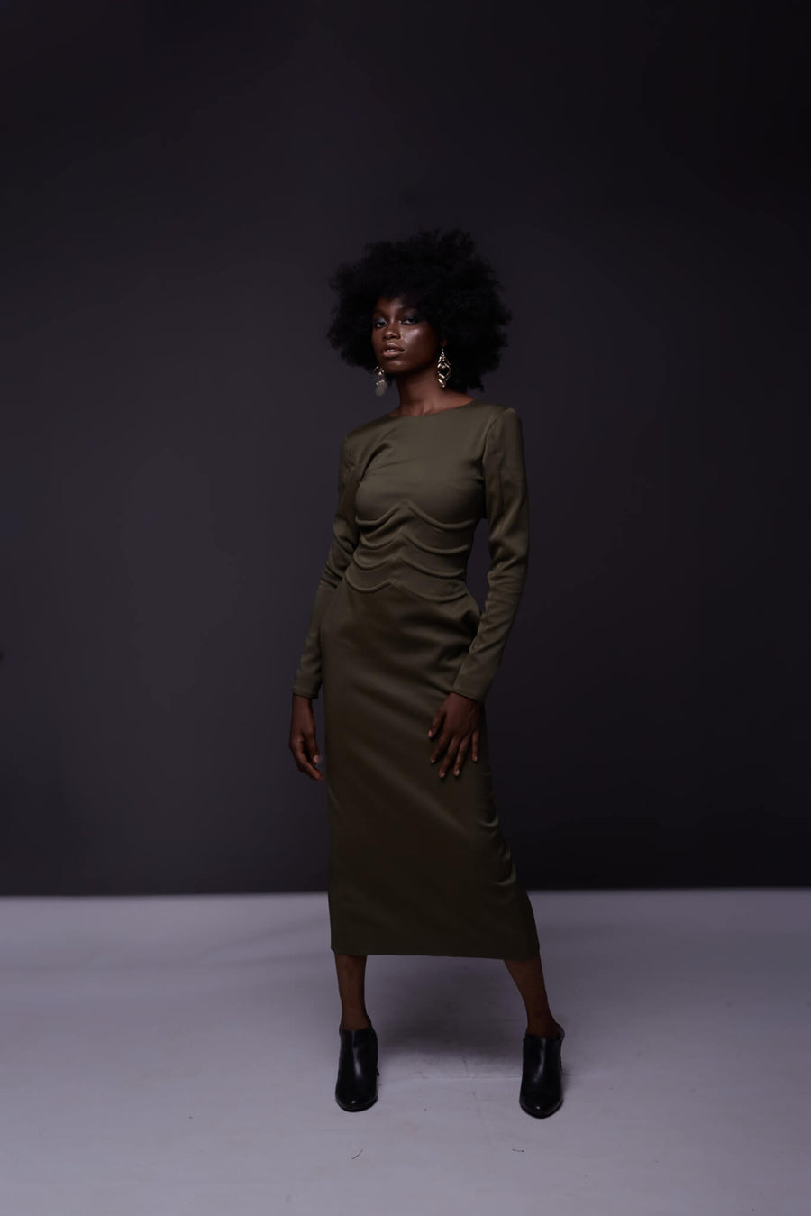 Joseph Ejiro The Gompa ribbed dress