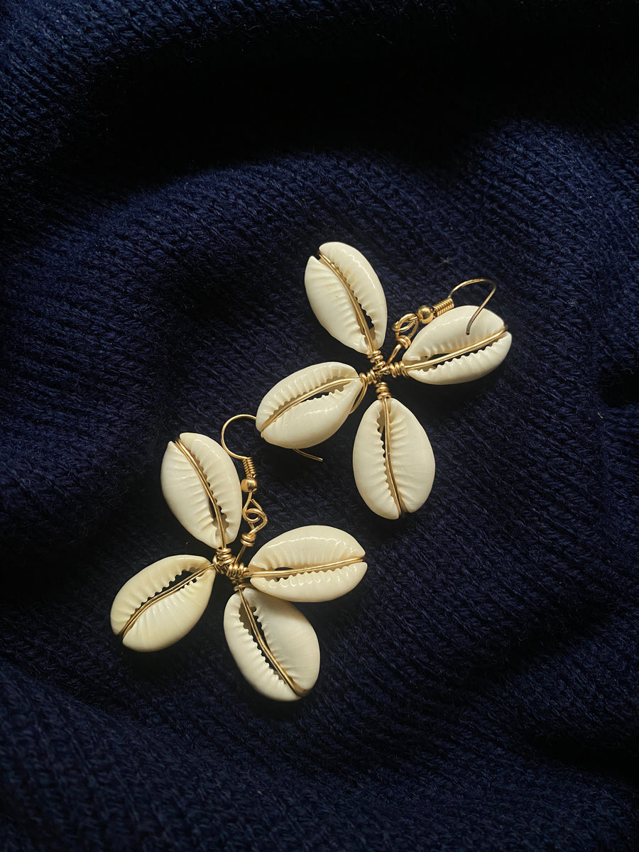 Renikeji Abi Earrings with solid brass wire