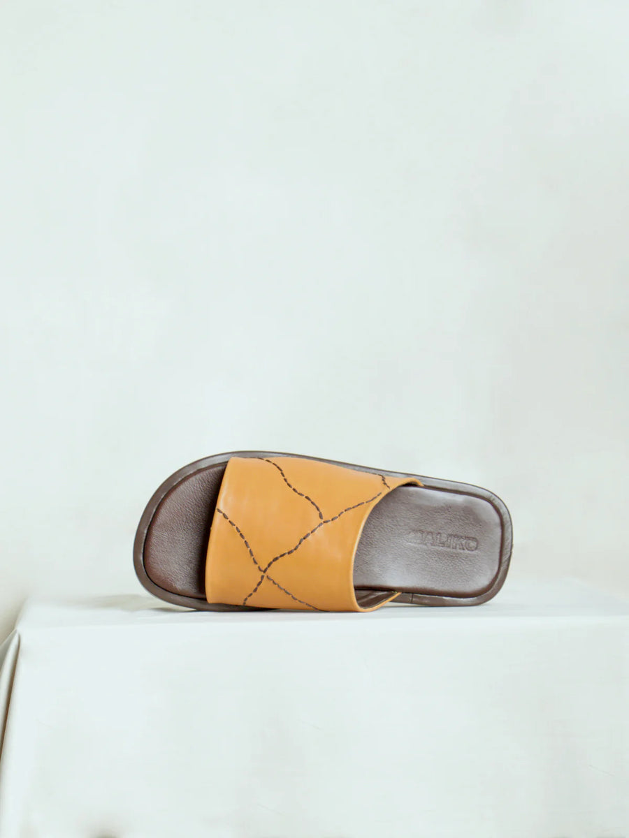 Maliko Agbisi shoes with Leather upper, leather insole, and lining
