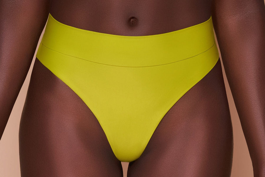 Kishee hight waist bottom - Atomic green