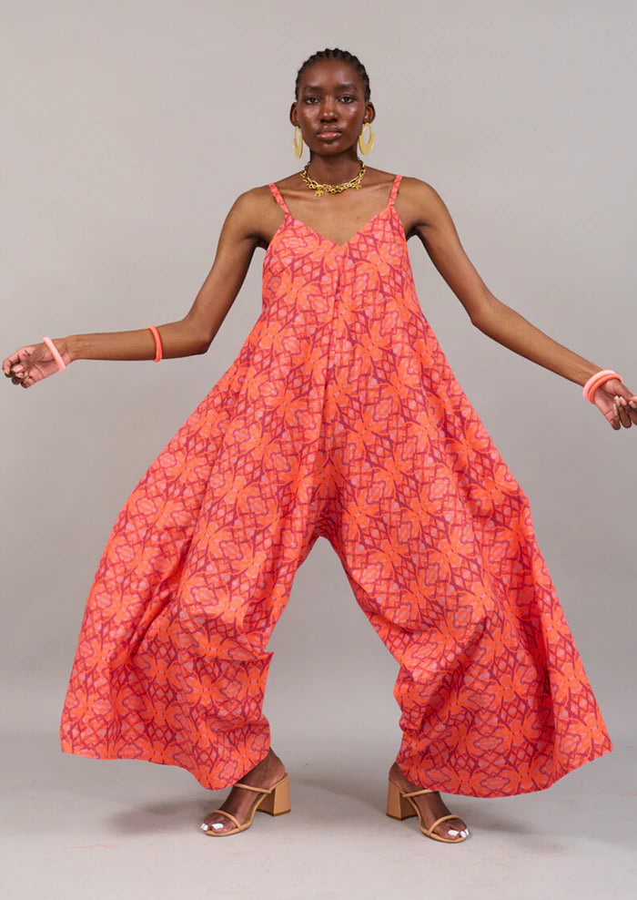 Kahindo Mount Nelson Jumpsuit with pockets and wide leg trousers