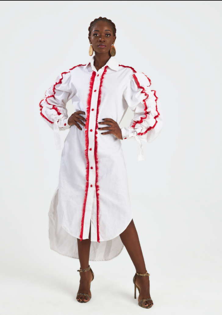 Boyedoe Odeefuo Long Sleeve Shirt Dress