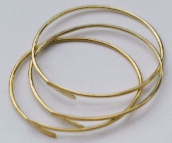 Ankole Luxury Wazi Tripple brass slim Bangles