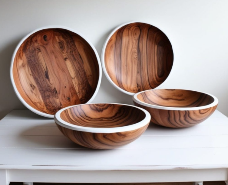 DIADOTA Nia Wooden Bowl