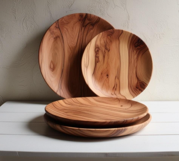 DIADOTA Zarai Olive Wooden Plate