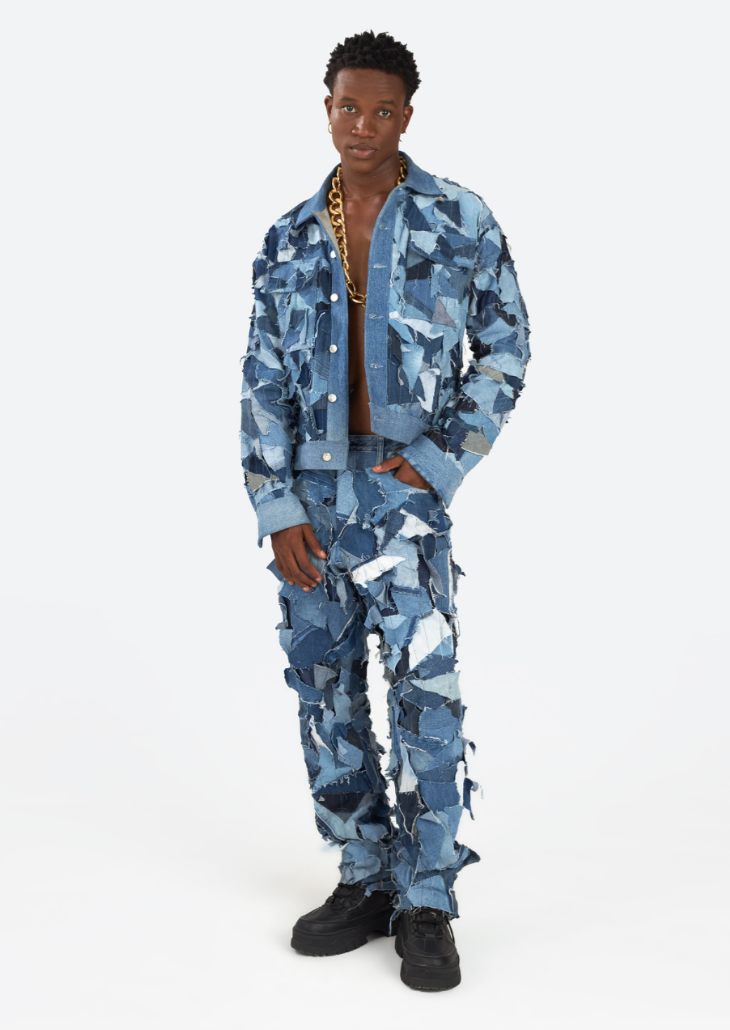 Boyedoe Osabarima Patchwork Jacket and Pant Set