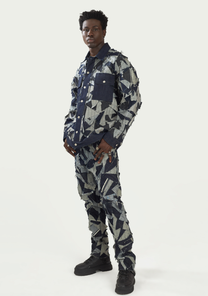 Boyedoe Osabarima Patchwork Jacket and Pant Set