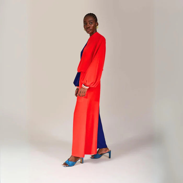 Kahindo Greenpoint Color Block Pants with timeless elegance