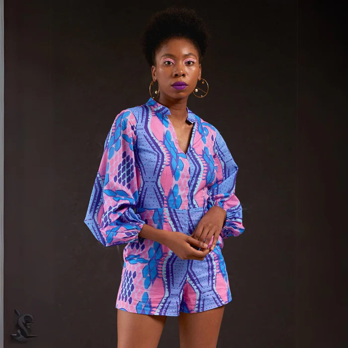 Kahindo Kisumu Romper with Handmade using fair trade practices