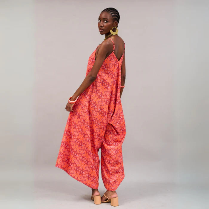 Kahindo Mount Nelson Jumpsuit with pockets and wide leg trousers
