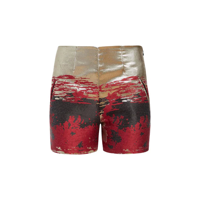 Kahindo Aberash Shorts with side zipper for easy wear