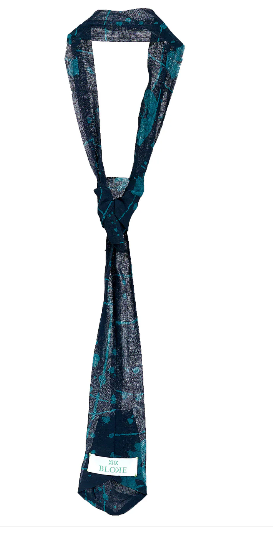 Bloke Printed scarf Airplane batik necktie