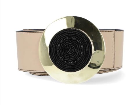 JIAMINI Kilifi Belt with removable chunky solid brass