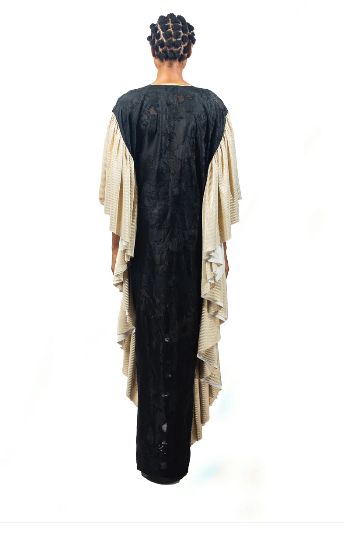 Yeside Laguda Nupe Kaftan with exquisite beaded ring embroidery