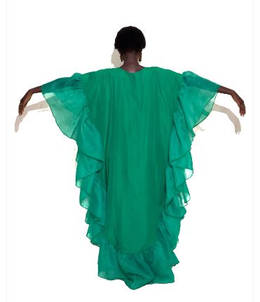 KAYADUA Bulum Max Dress with nice patterned organza fabric