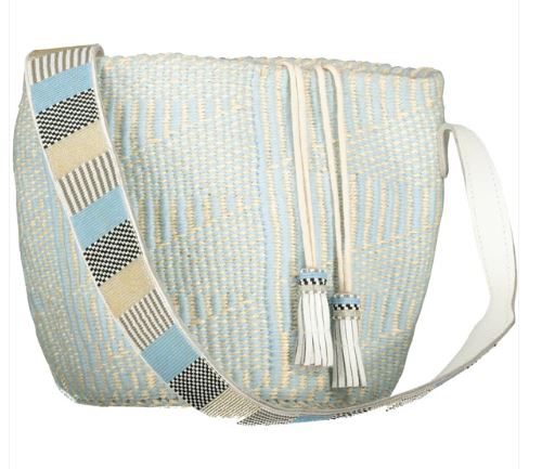 JIAMINI Vipingo Basket bag with a leather strap